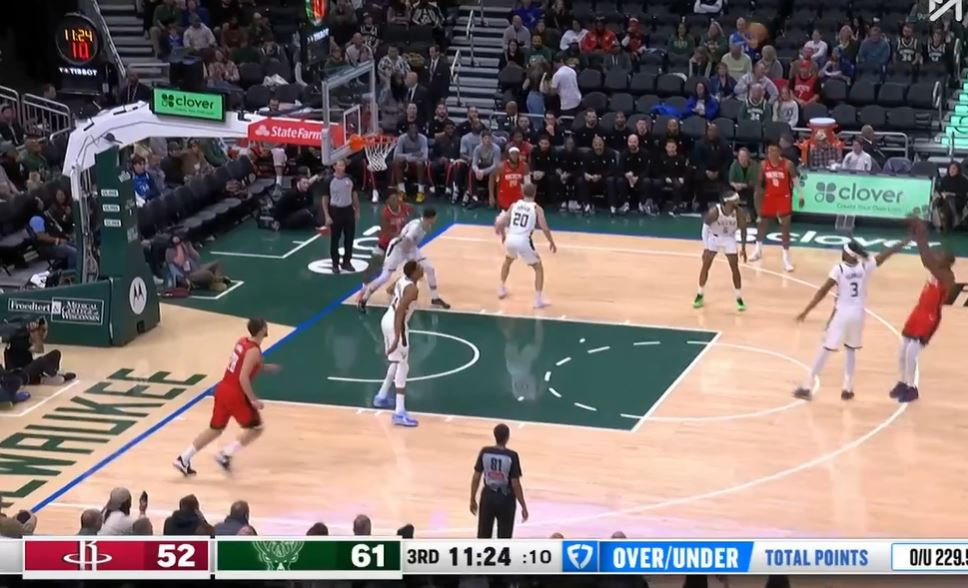 开始追分模式！杜兰特&申京连续三分，火箭将分差缩小至5分。