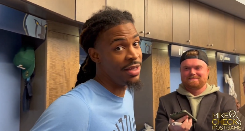 莫兰特谈到投篮低迷：我并不沮丧，会带着自信继续等球进球。