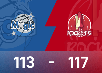 NBA战报：杜兰特35分6助，火箭队116-113加时险胜魔术。
