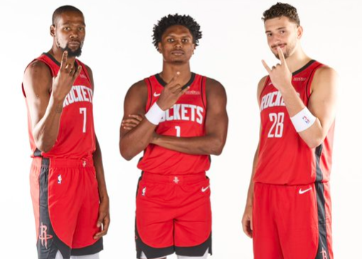 NBA队巡回赛：火箭-杜兰特强势加盟，航天城冲击总冠军