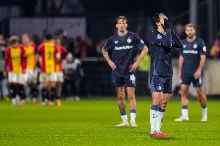 费耶诺德中场：今天看我们踢球是一种折磨。