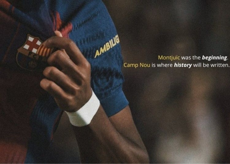 更换亚马尔社媒头像：诺坎普是一个写历史的地方。