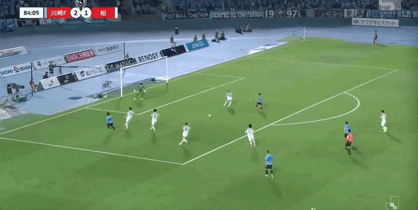 高效率！伊藤达哉推射破门，川崎前锋3-1柏太阳神