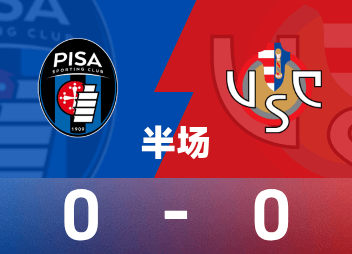意甲半场：恩佐拉的进球被吹，比萨0-0克雷莫纳。