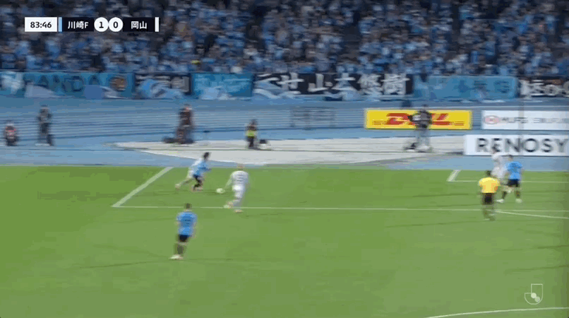 小镇传奇！山本悠树折射破门，川崎1-0冈山